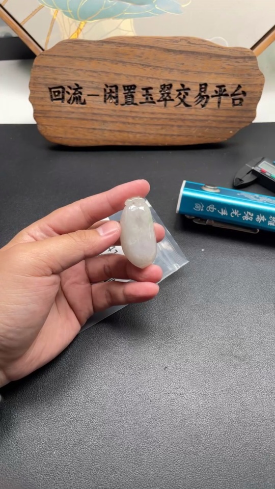 F08841693 Jadeite Pendant Fu Gua