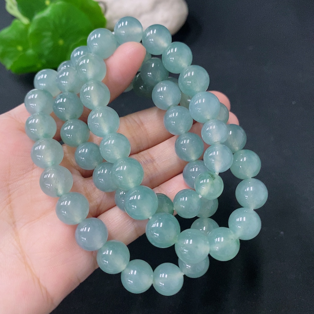 F30522745 Jadeite Bead Necklace Maximum Bead Size Approx. 10.5mm Total Weight Approx. 109g