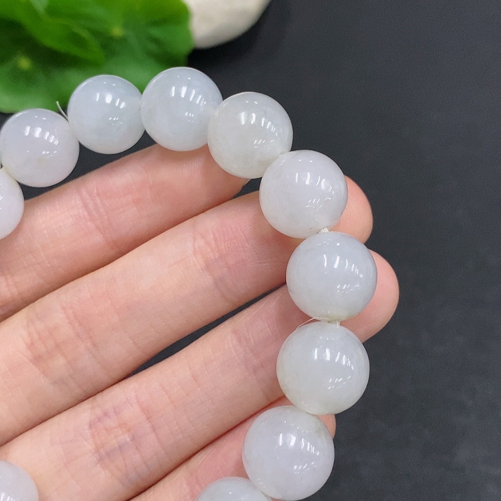 F33906441 Jadeite Bracelet Total Weight About 48g Size Approx.12mm