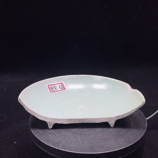 W33936479 Ceramic shard, Longquan kiln monochrome glaze shard (subject to actual item)