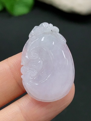 F25897686 Jadeite Ruyi Pendant Total Weight Approx.6.19g