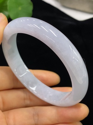 F34949167 Jadeite Round Bangle Total Weight about 52g Size 57.8