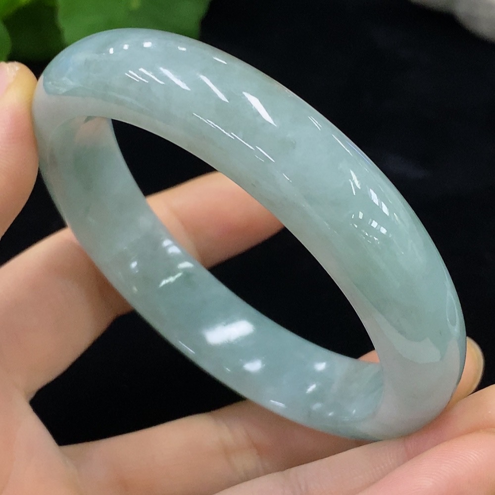 F29415214 Jadeite Round Bangle Size 59.2 Total Weight Approx. 64.89g