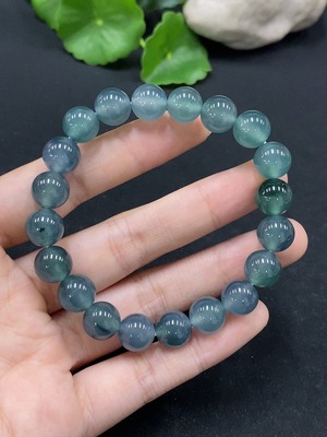 F33834167 Jadeite Bracelet Approx. 9.8mm Total Weight Approx. 32.3g