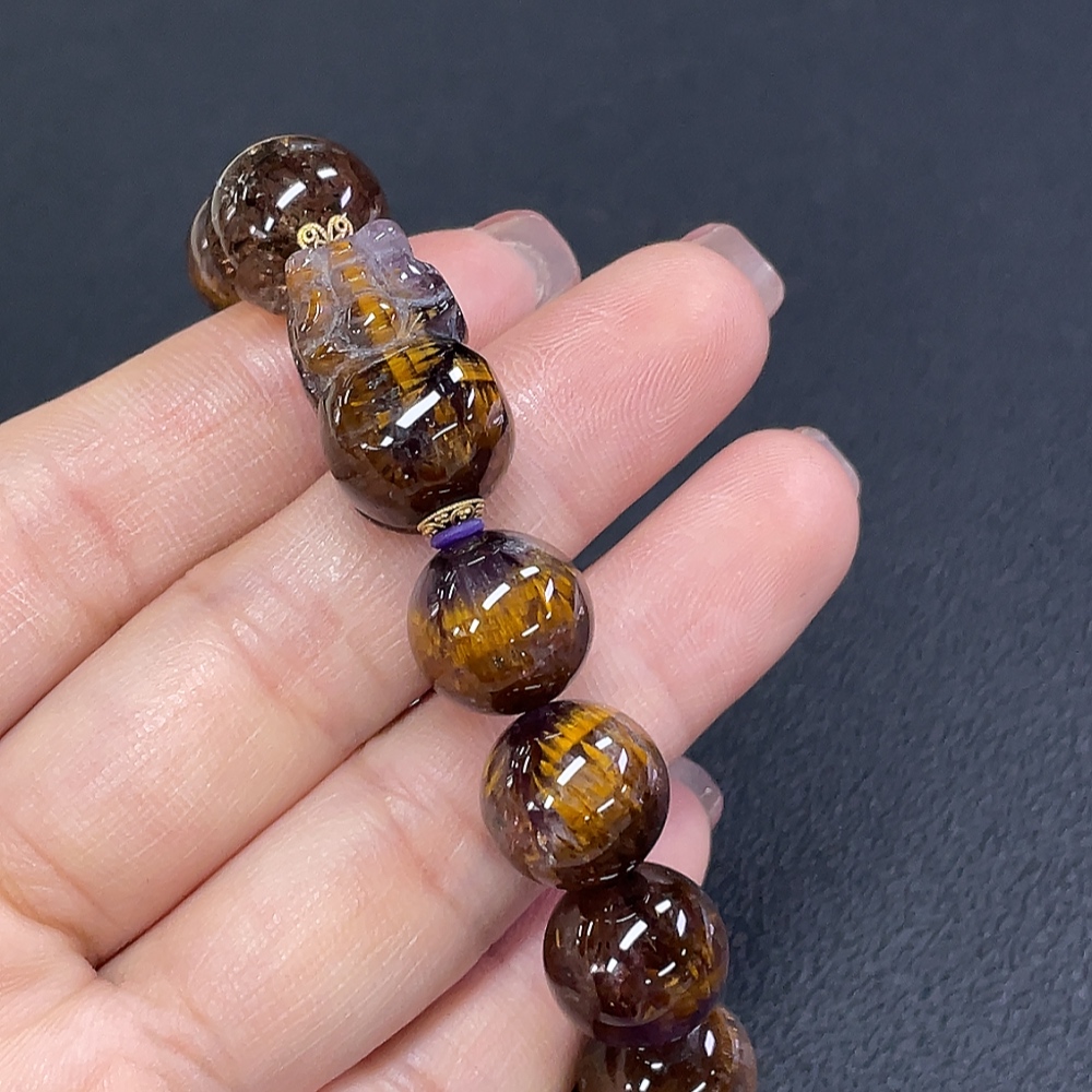 C27051711 Crystal Bracelet Total Weight Approx. 40.78g Size 11.9-12.4mm Non-Gold