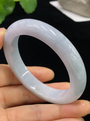 F32707235 Jadeite Round Bangle Size 55.7 Total Weight Approx. 58.85g