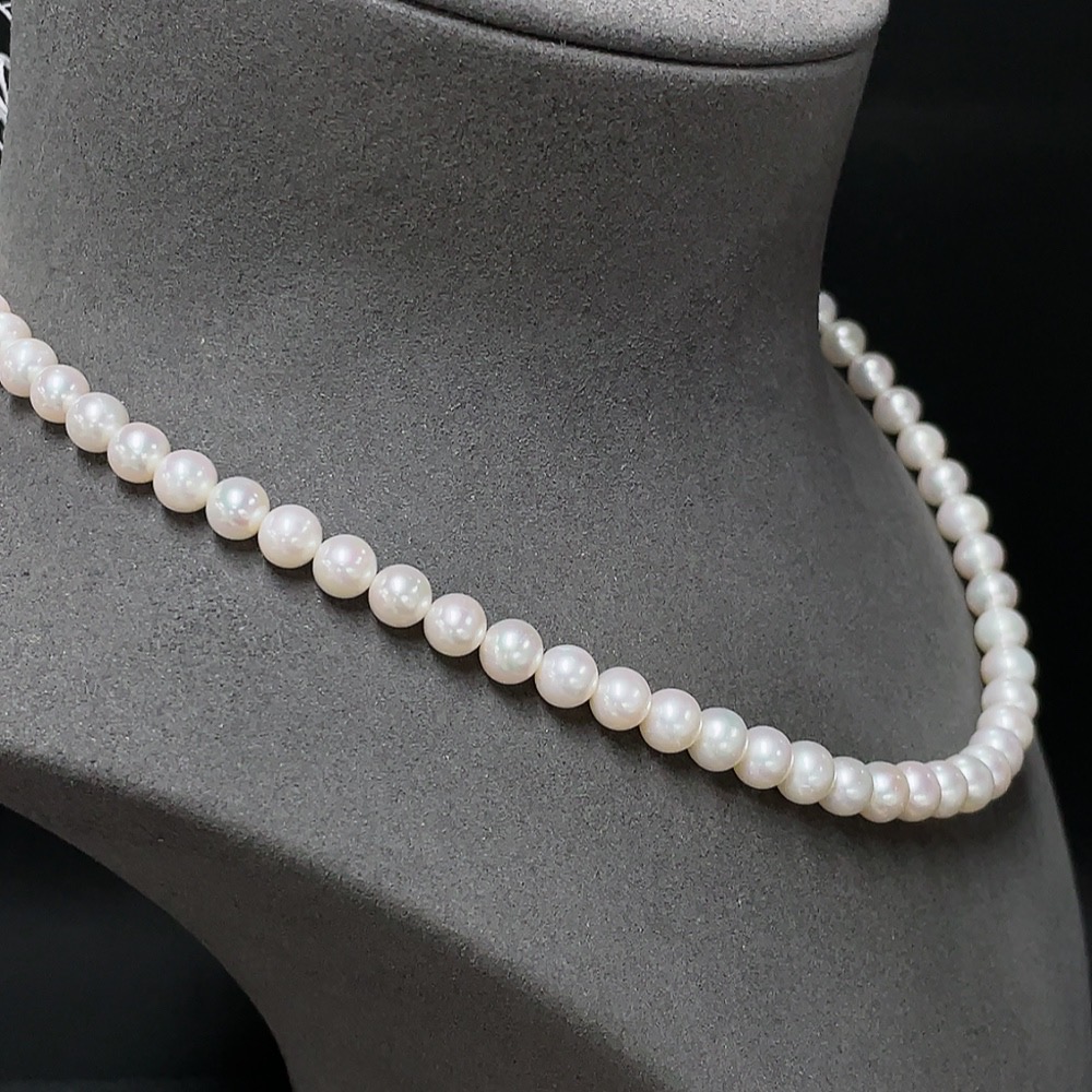 C34950206 Pearl Bead Strand Total Weight Approx. 27.78g Size About 6.7mm