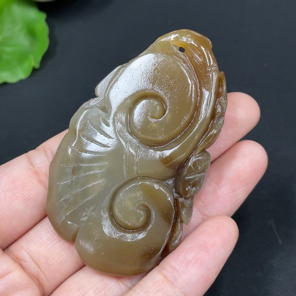 H29413444 Hetian Jade Pendant - Ruyi - Total Weight Approx. 29.8g