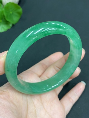 H22527032 Dulong Jade Round Bracelet Size 58.2 Total Weight Approx. 54.7g