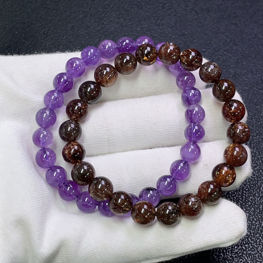 C29369085 Crystal Bracelet, Total Weight Approx. 30.15g, 2 Pieces per Lot