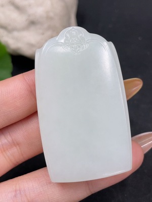 H31664395 Hetian Jade Pendant, Plain Pendant, Total Weight Approx. 37.9g
