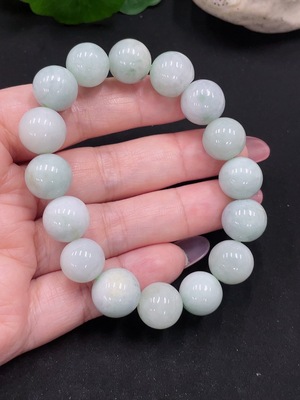 F34012571 Jadeite Bracelet Approx.12mm Total Weight Approx.46.9g