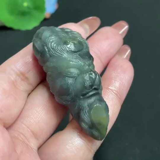 H35100381 Hetian Jade Pendant, Total Weight Approx. 36g, Undetermined Skin Color Origin