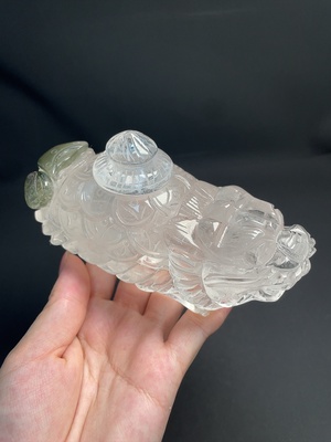 C41929423 水晶摆件 可见有机物 货品总重约640克