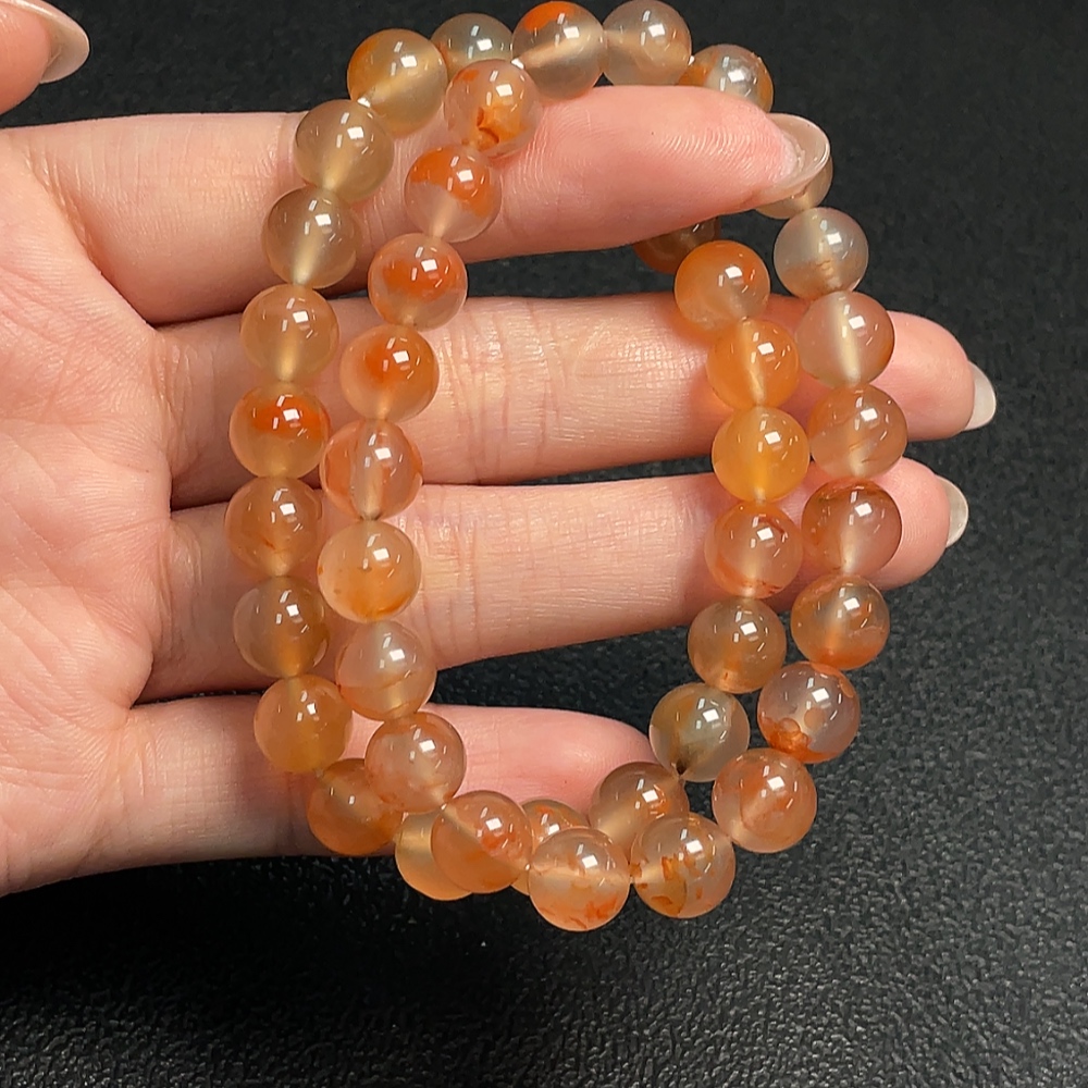 C32746355 Red Agate Bracelet, Total Weight Approx. 39.12g, Sell as a Lot