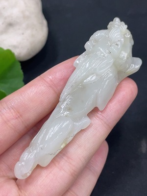 H31635761 Hetian Jade Pendant    Pixiu    Total Weight: Approx. 34.2g