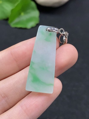 F33895189 Jadeite Plain Pendant Non-Gold Total Weight about 3.4g