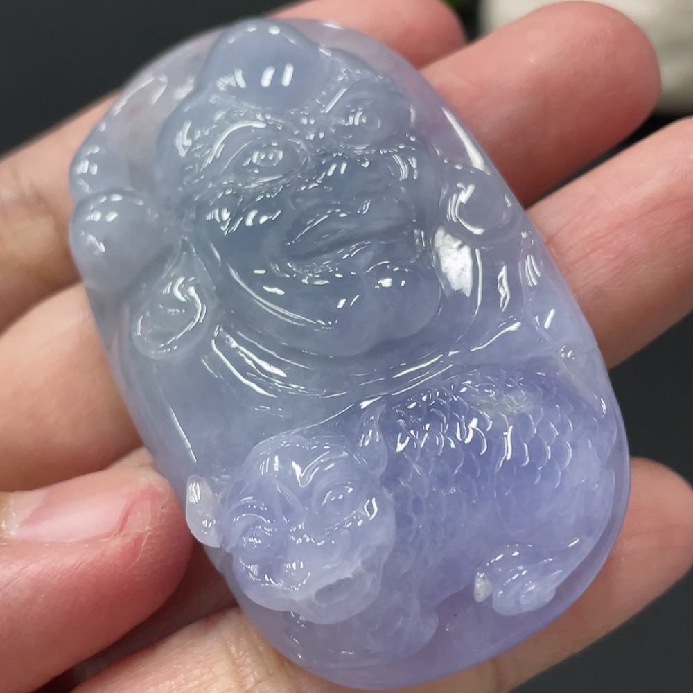 F34979133 Jadeite Pendant Bodhidharma Total Weight Approx. 39.49g
