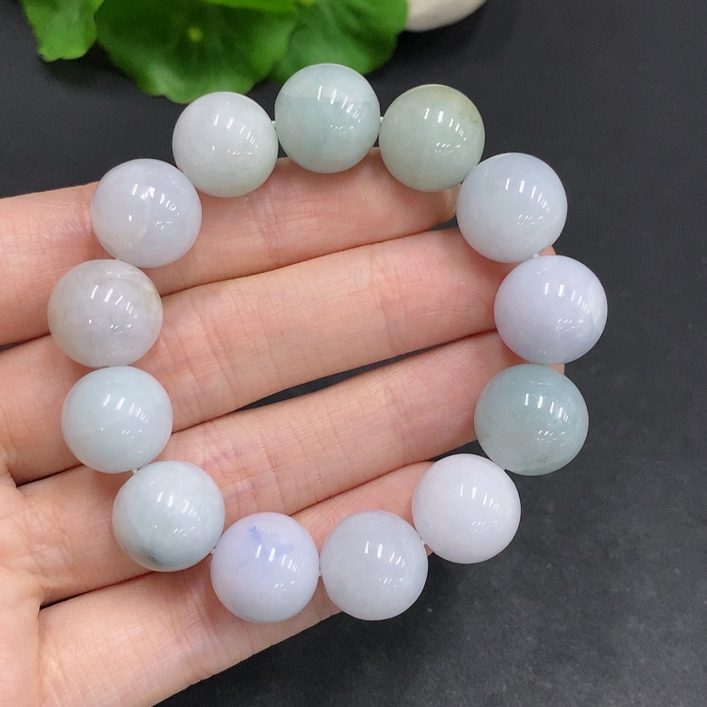 F35124100 Jadeite Bracelet Total Weight Approx. 51.5g Size 13.3mm