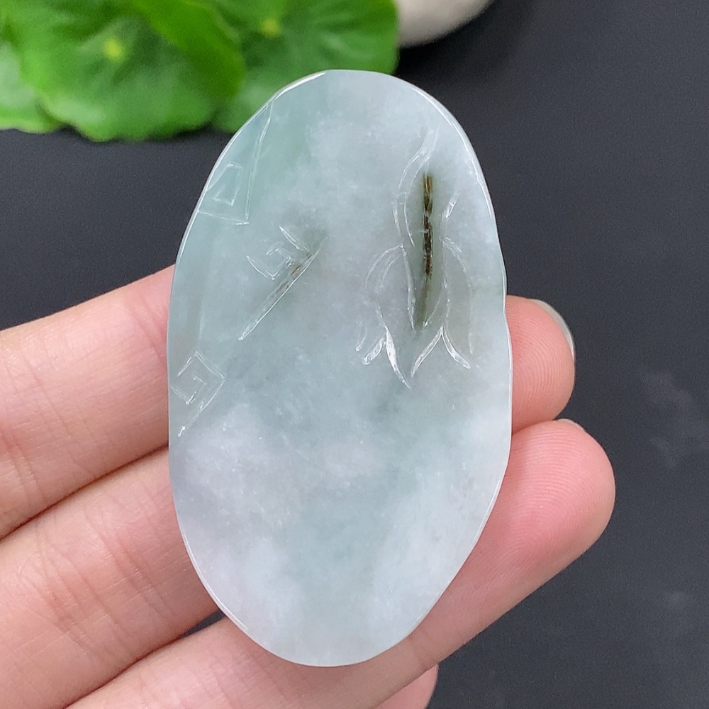 F25918184 Jadeite Guanyin Pendant, Total Weight Approx. 19.7g