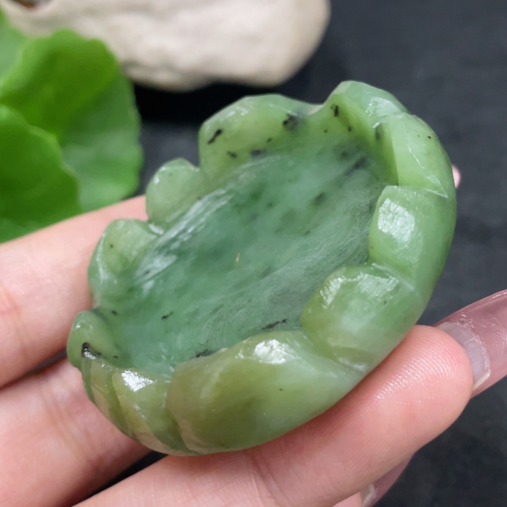 H33925410 Hetian Jade Small Inkstone
