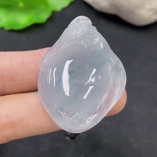 F31673560 Jadeite Pendant with Cord Total Weight Approx. 19.16g