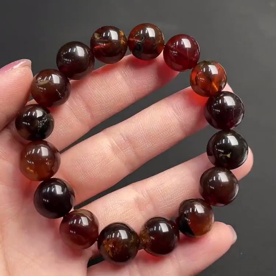 C26938037 Amber Beeswax Bracelet Total Weight Approx.16g Size 12.1mm