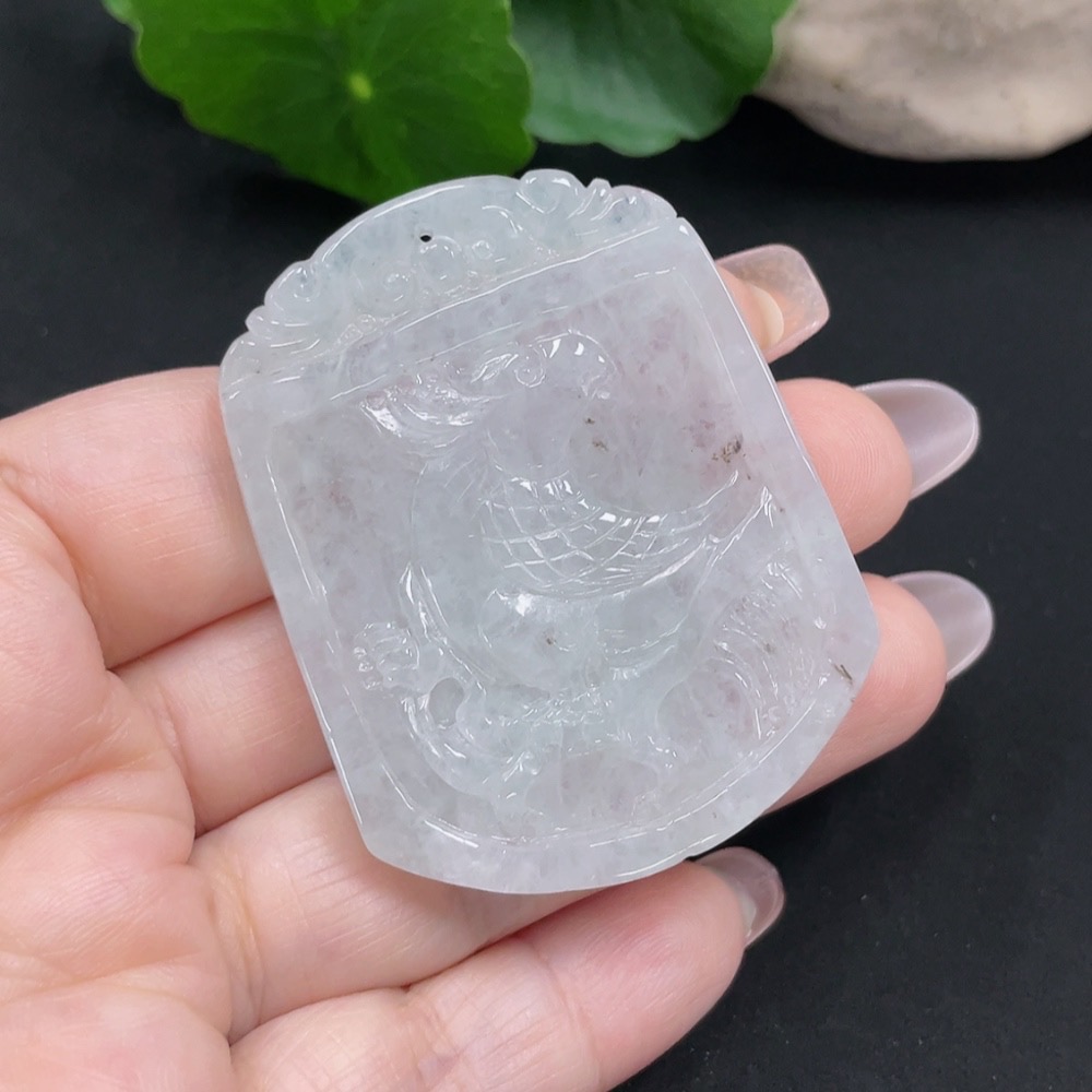 F31675739 Jadeite Heroic and Resourceful Pendant