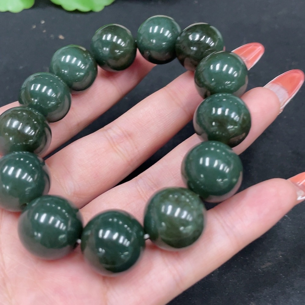 H35112809 Hetian Jade Bracelet, Approx. 16mm, Total Weight Approx. 83.5g