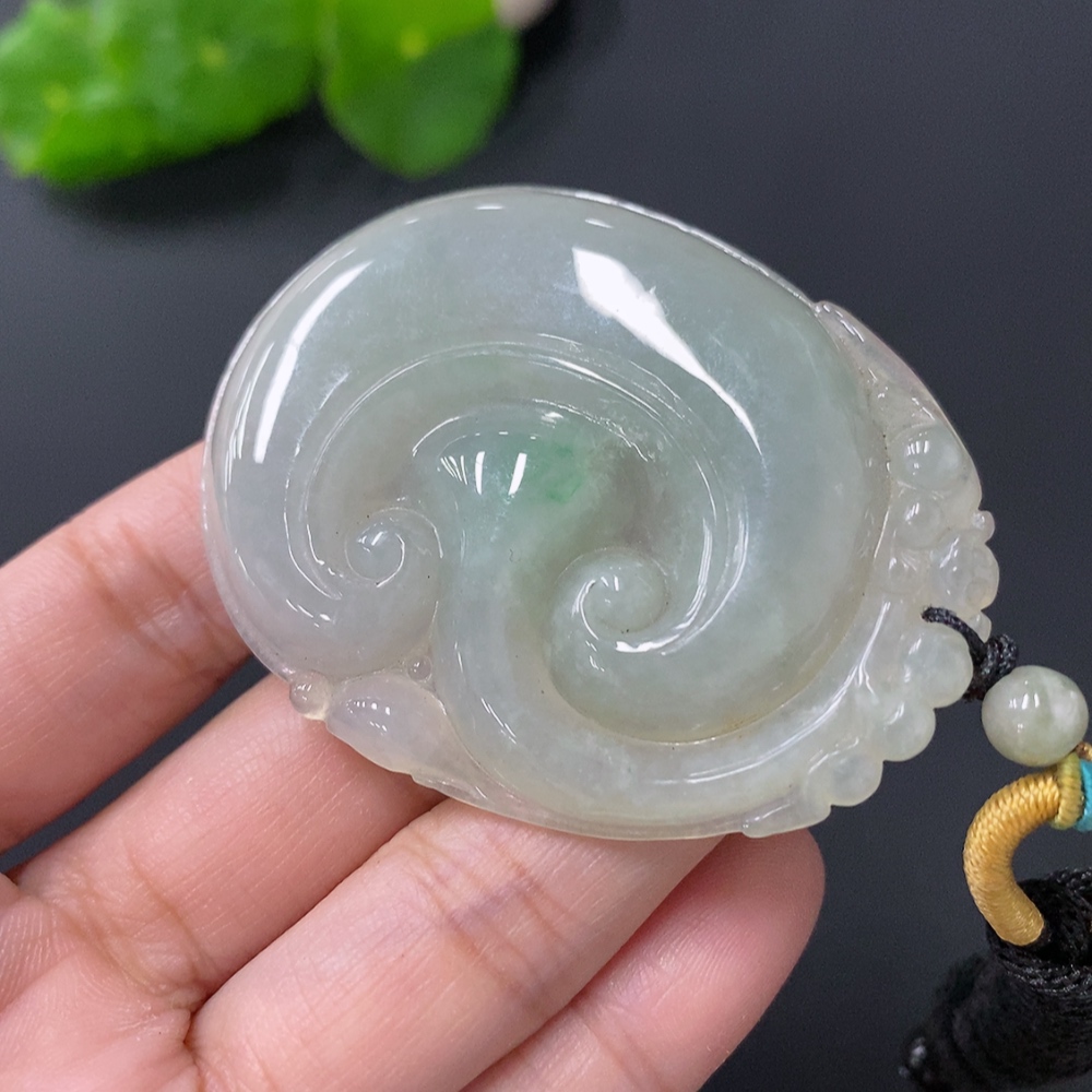 F24742431 Jadeite Pendant Ruyi, Total Weight Approx. 28.5g