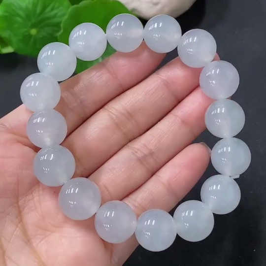 F35117233 Jadeite Bracelet Approx. 13mm Total Weight Approx. 57.94g