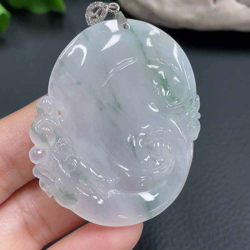 F22481990 JadeitePendant Ruyi Non-Gold Total Weight 22.615g