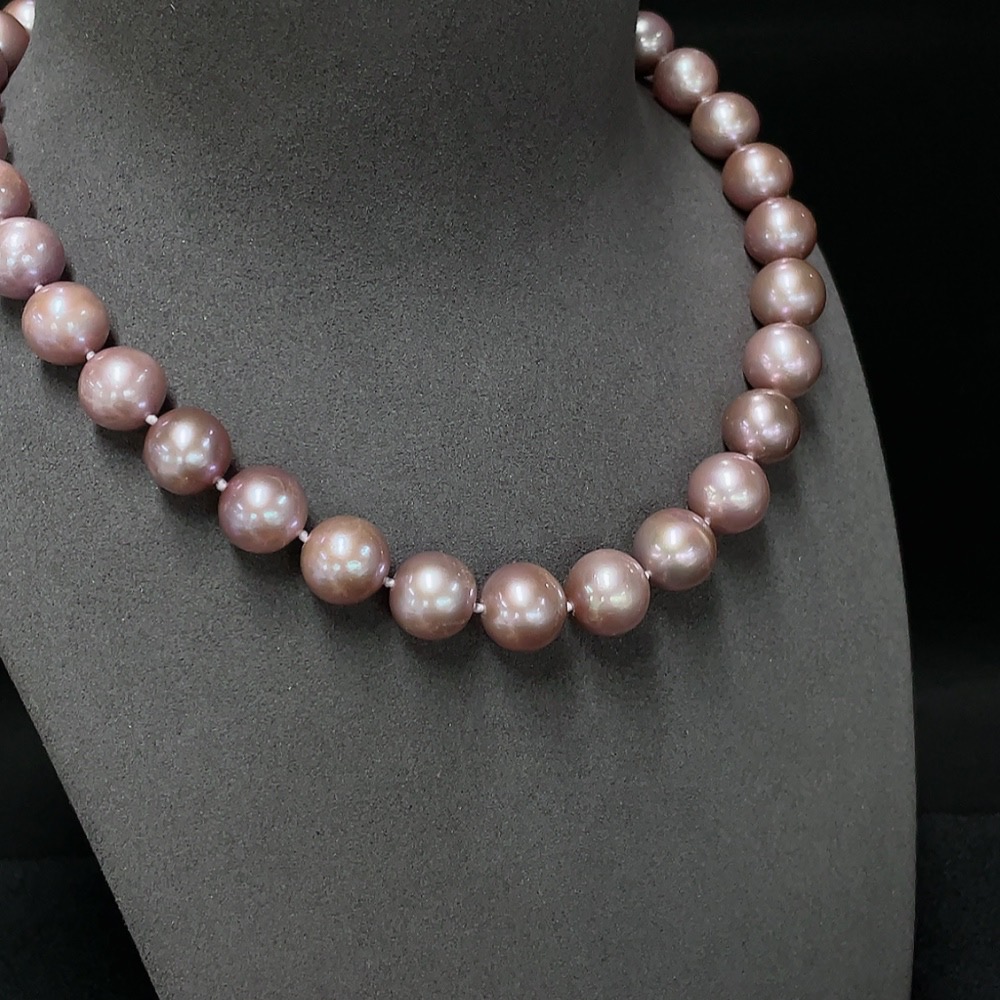 C34950497 18K Pearl Strand Total Weight Approx. 89.66g Size 11.4-13.2mm
