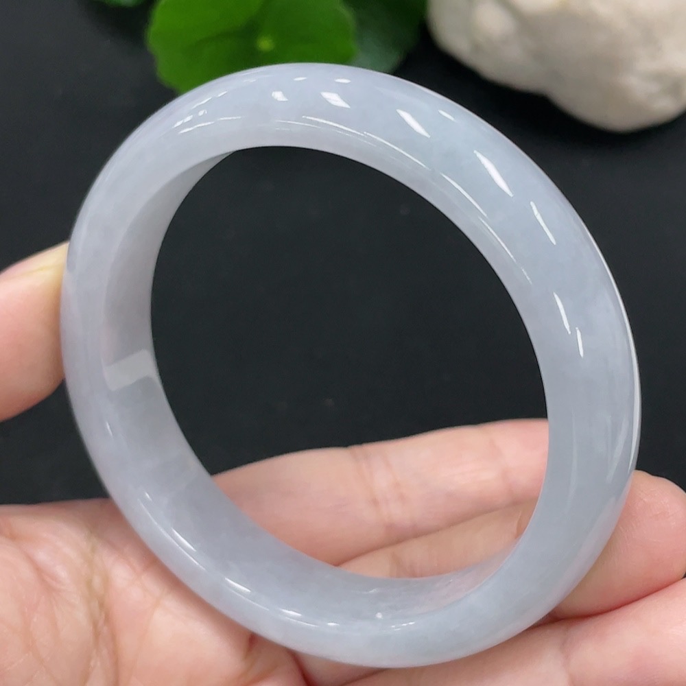 F28211447 Jadeite Round Bangle Size 56 Total Weight Approx. 54.6g