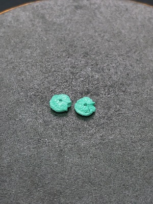 C33892215 Turquoise Jewelry Containing Other Mineral Components, Total Weight Approximately 0.45g, Sell as a Lot