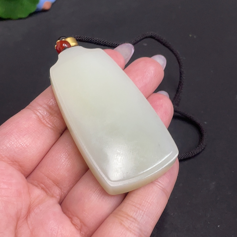 H33880881 Hetian Jade Pendant, Plain Pendant