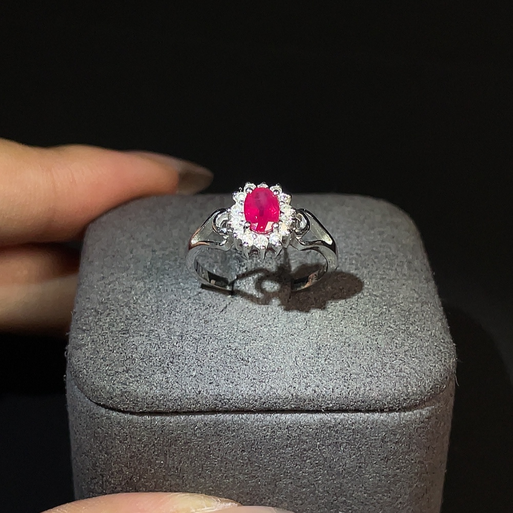 C22514515 18K Gold Ruby Ring, Total Weight Approx. 2.55g, Size 11
