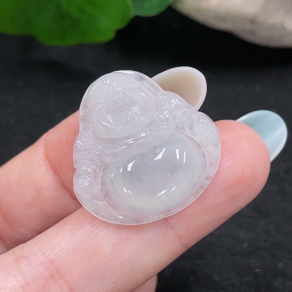 F33899517 Jadeite Buddha Pendant, Total Weight Approx. 4g