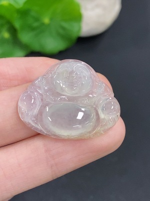 F42967012 翡翠佛公挂件 货品总重量约4.5克