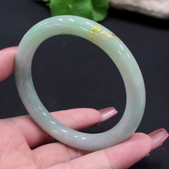 F27054790 JadeiteCircular Bangle, Inner Diameter 56.9, Total Weight Approx. 45.3g