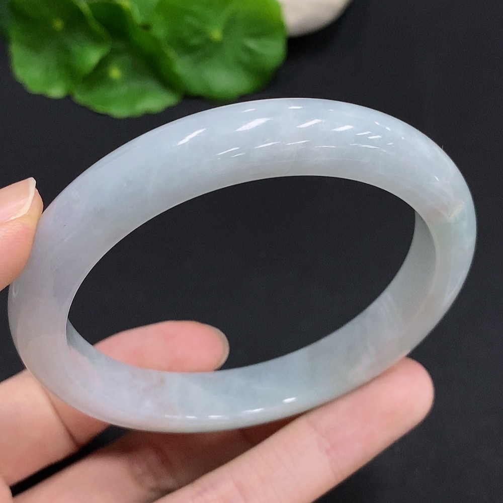 F30489942 Jadeite Circle Bracelet Size 59.2 Total Weight Approx. 51.9g