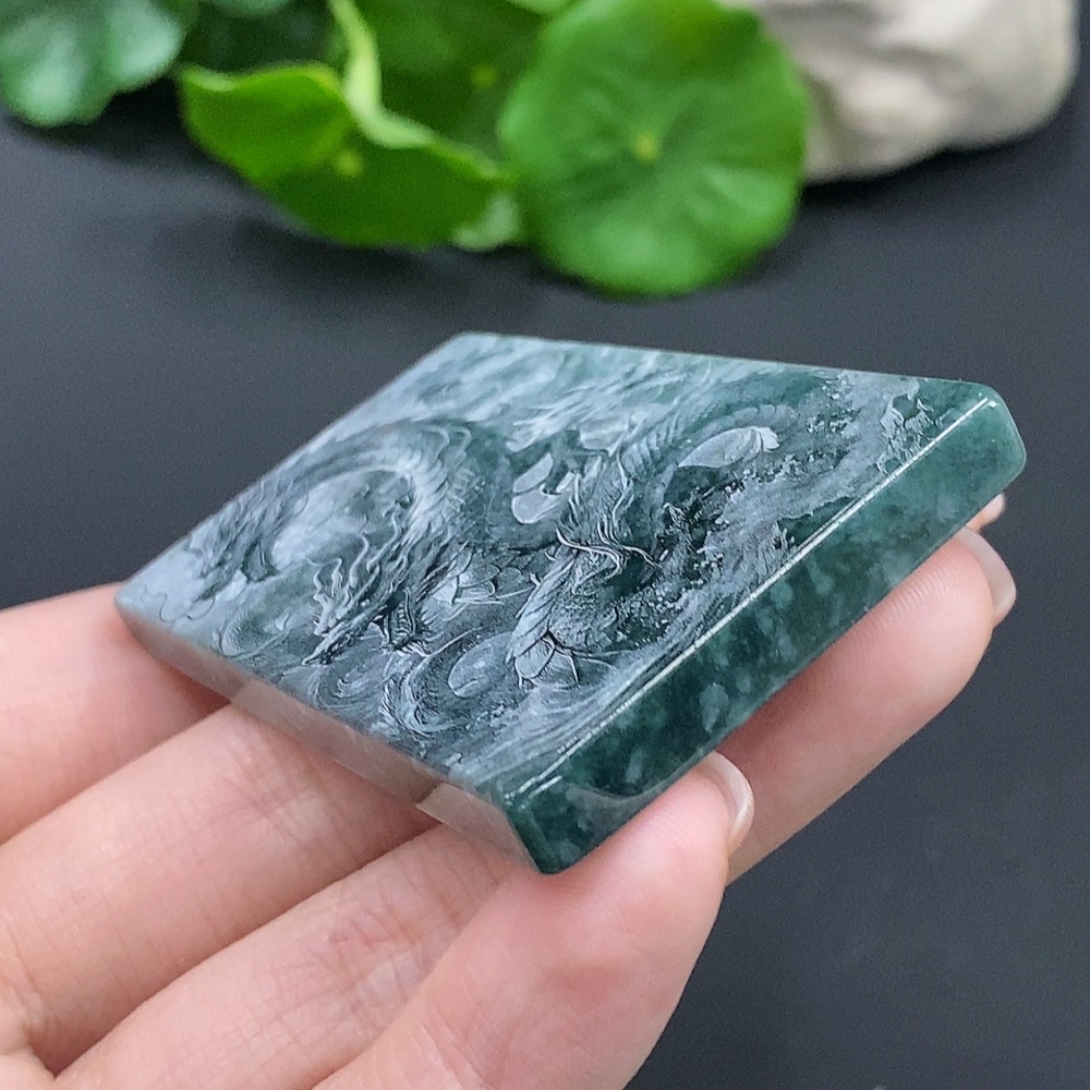F15582726 Jadeite Plain Pendant Total Weight 48.281g