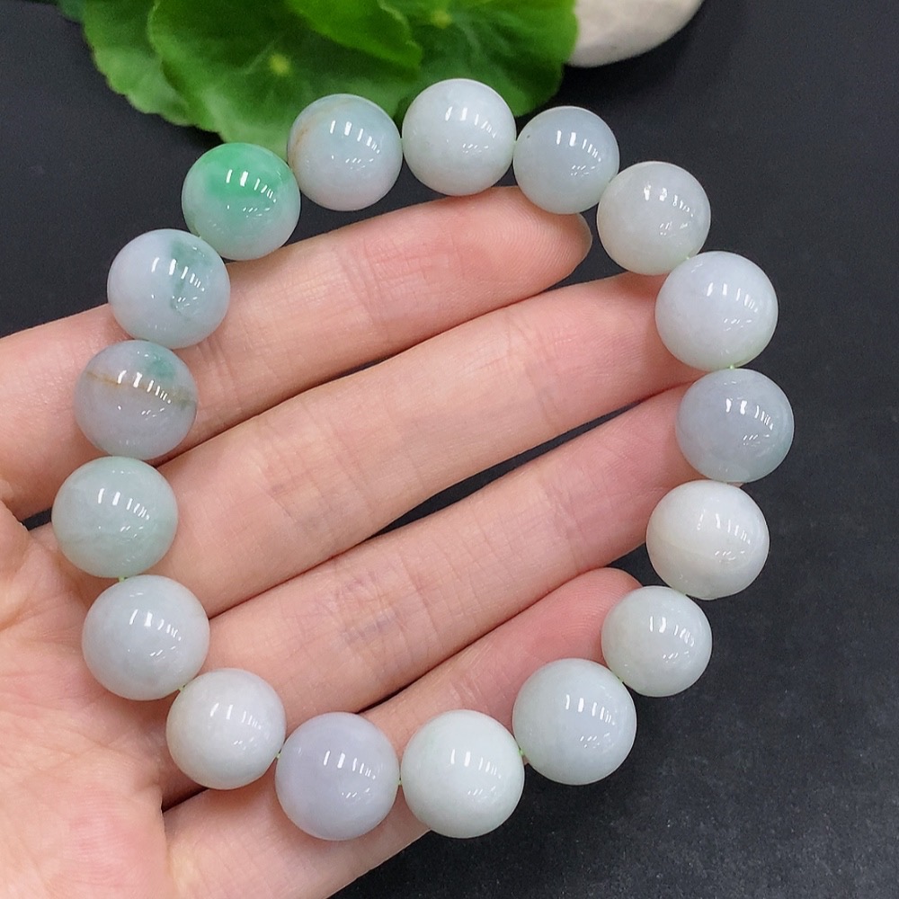 F33831088 Jadeite Bracelet Total Weight Approx. 51.6g Size 12.1mm