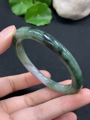 F33894449 Jadeite Round Bangle Size 50.6 Total Weight Approx. 32.03g