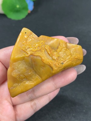 H41945984 老挝石摆件  货品总重约90.9g