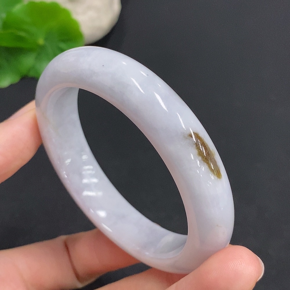 F32808220 Jadeite Round Bangle Total Weight Approx. 56g Size 53