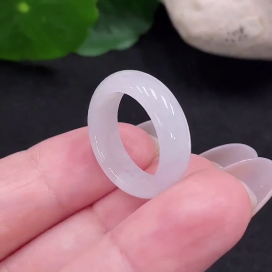 F32709554 Jadeite Ring Size 10 Total Weight Approx. 2.8g