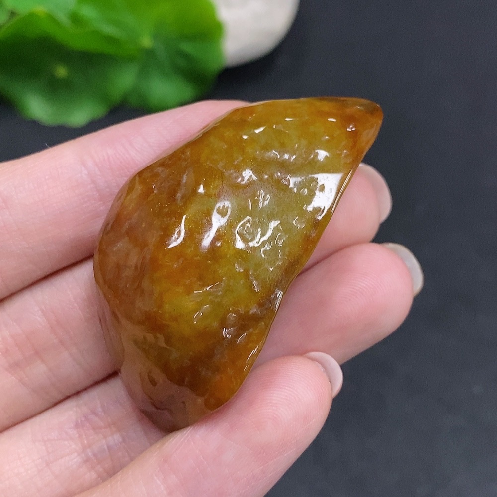 F34035019 Jadeite Pendant Total Weight Approx. 26.3g Yellow Color Origin Undetermined