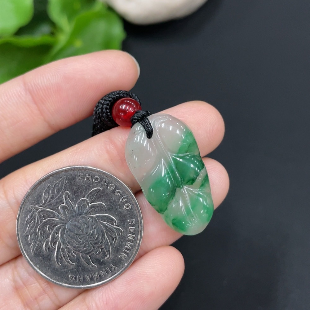 H29413816 African Emerald (Dulong Jade) Pendant