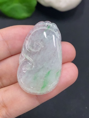 F33857892 Jadeite Ruyi Pendant, Total Weight Approx. 5.7g